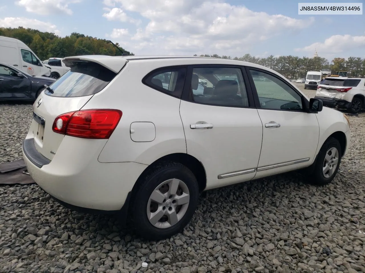 2011 Nissan Rogue S VIN: JN8AS5MV4BW314496 Lot: 73958854