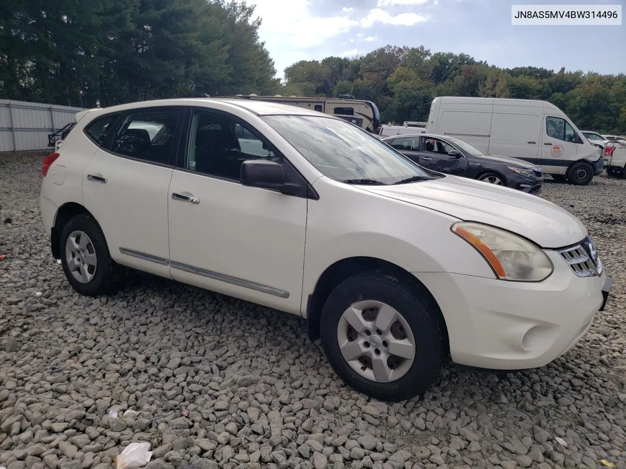 2011 Nissan Rogue S VIN: JN8AS5MV4BW314496 Lot: 73958854