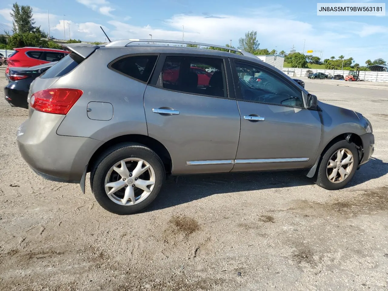 2011 Nissan Rogue S VIN: JN8AS5MT9BW563181 Lot: 74224764