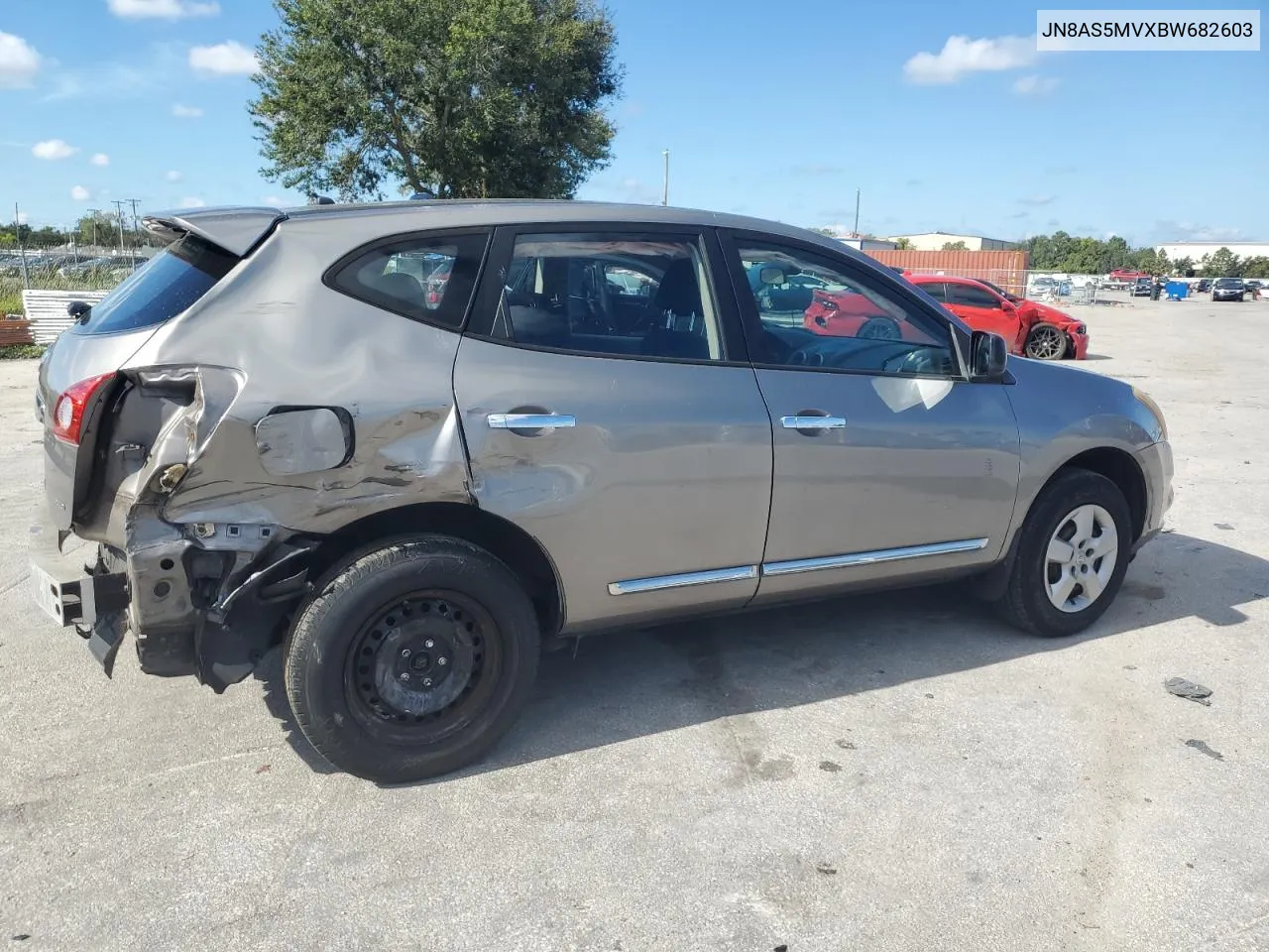 2011 Nissan Rogue S VIN: JN8AS5MVXBW682603 Lot: 74241784