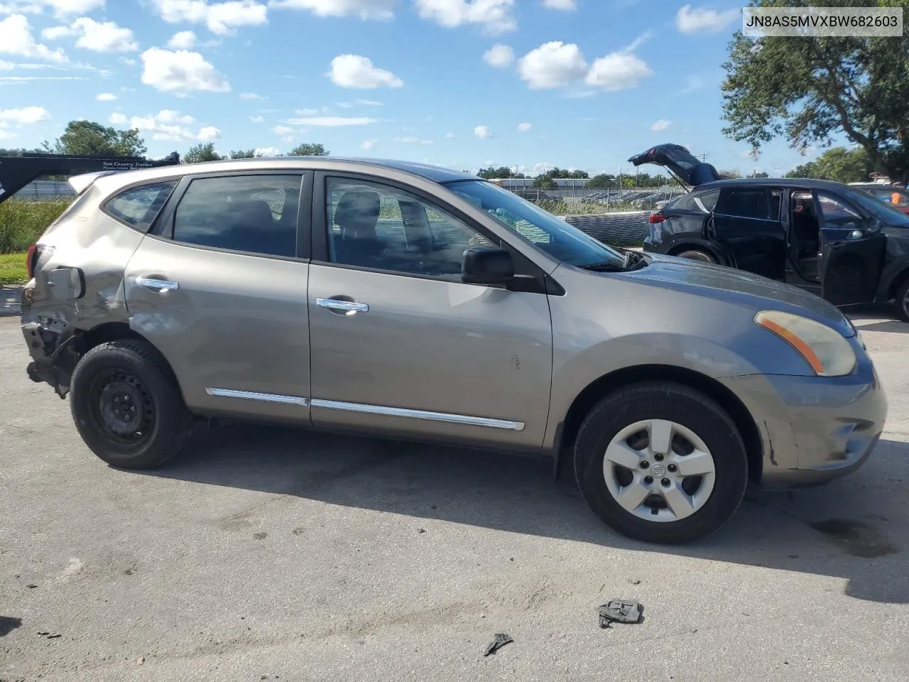 2011 Nissan Rogue S VIN: JN8AS5MVXBW682603 Lot: 74241784