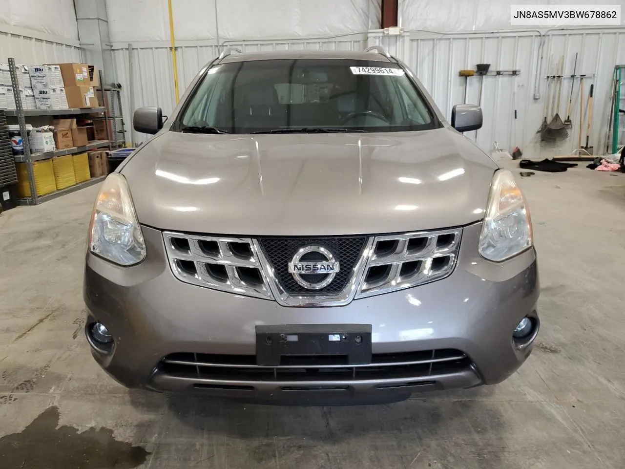 2011 Nissan Rogue S VIN: JN8AS5MV3BW678862 Lot: 74299614