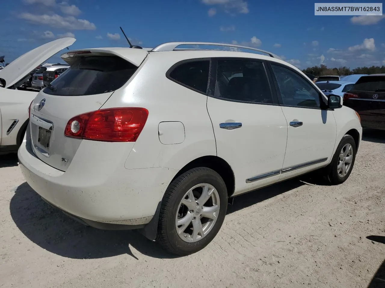 2011 Nissan Rogue S VIN: JN8AS5MT7BW162843 Lot: 74495094