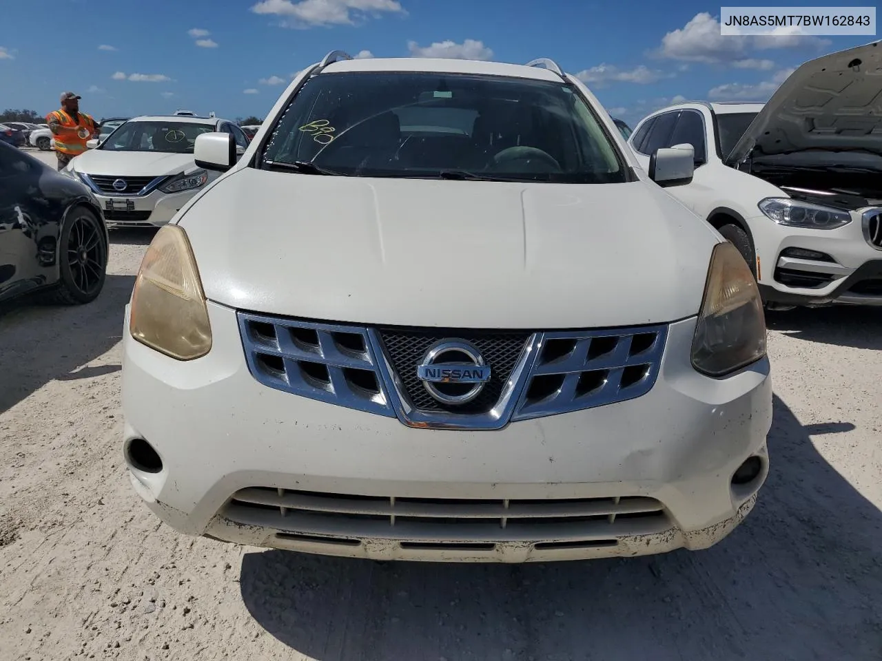 2011 Nissan Rogue S VIN: JN8AS5MT7BW162843 Lot: 74495094