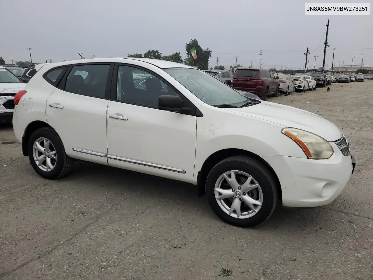 2011 Nissan Rogue S VIN: JN8AS5MV9BW273251 Lot: 74598784