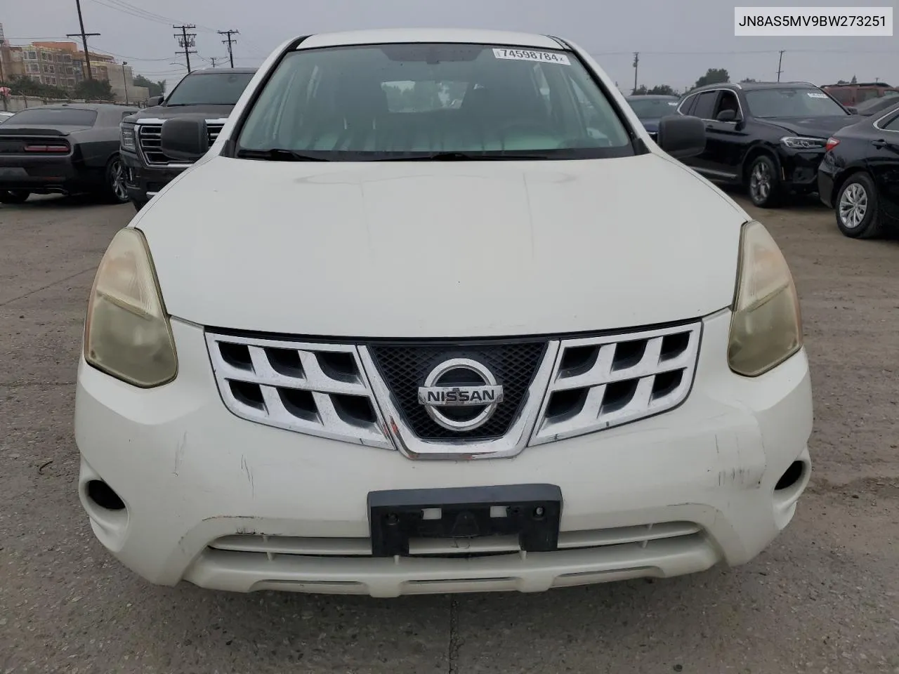 2011 Nissan Rogue S VIN: JN8AS5MV9BW273251 Lot: 74598784