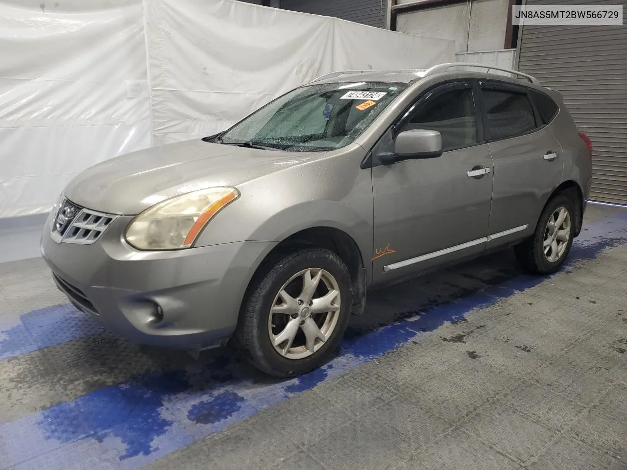 2011 Nissan Rogue S VIN: JN8AS5MT2BW566729 Lot: 74843124