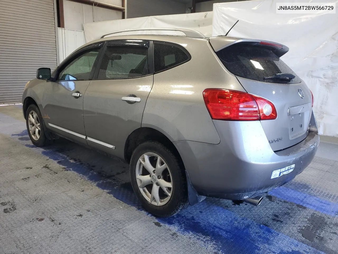 2011 Nissan Rogue S VIN: JN8AS5MT2BW566729 Lot: 74843124