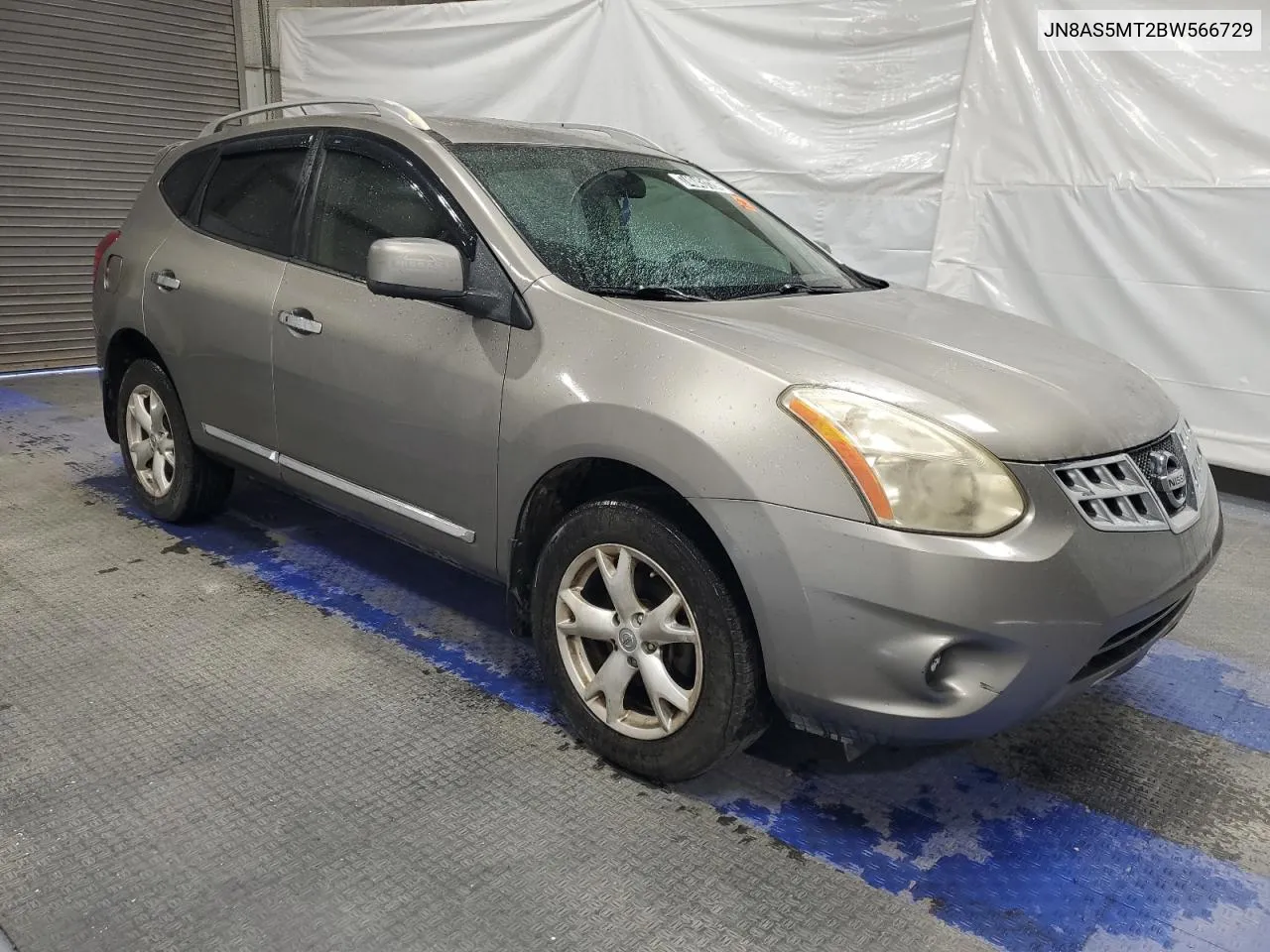 2011 Nissan Rogue S VIN: JN8AS5MT2BW566729 Lot: 74843124