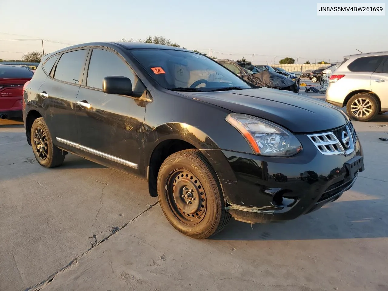 2011 Nissan Rogue S VIN: JN8AS5MV4BW261699 Lot: 75197764