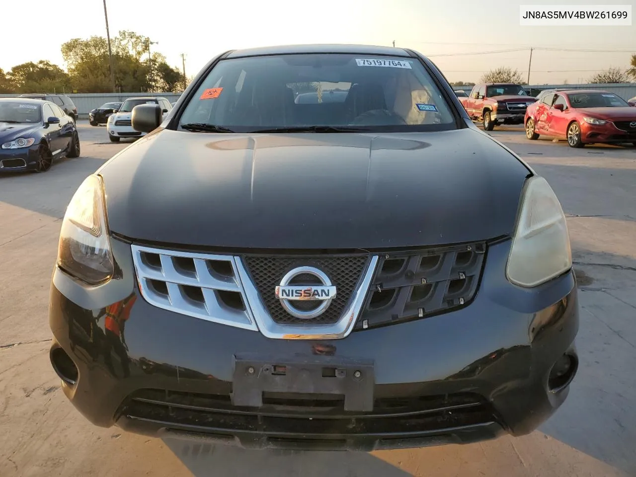 2011 Nissan Rogue S VIN: JN8AS5MV4BW261699 Lot: 75197764