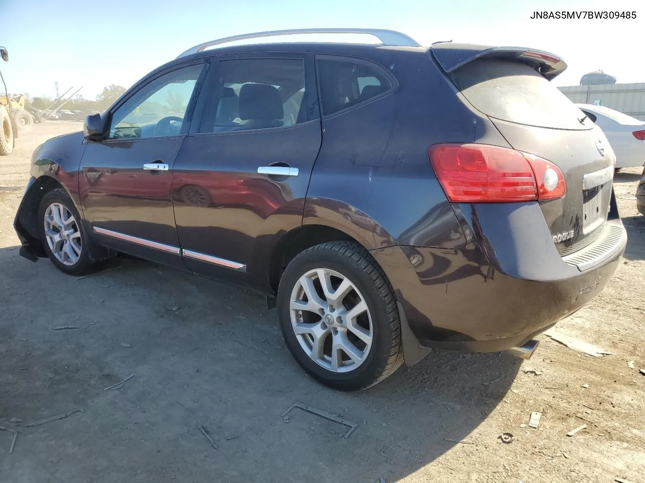 2011 Nissan Rogue S VIN: JN8AS5MV7BW309485 Lot: 75334304