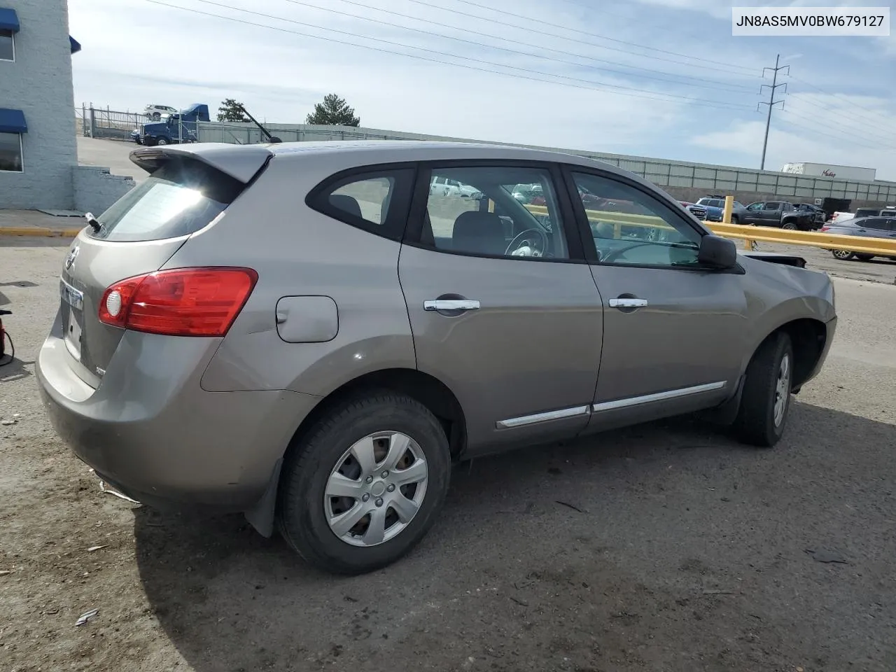 2011 Nissan Rogue S VIN: JN8AS5MV0BW679127 Lot: 75394714