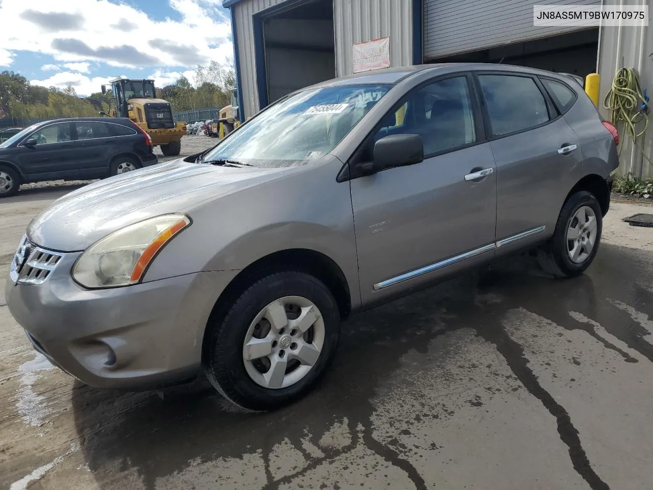 2011 Nissan Rogue S VIN: JN8AS5MT9BW170975 Lot: 75455044