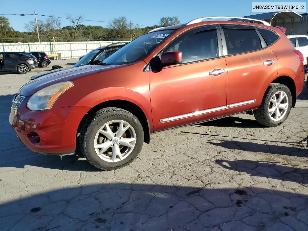 2011 Nissan Rogue S VIN: JN8AS5MT8BW184012 Lot: 75511224