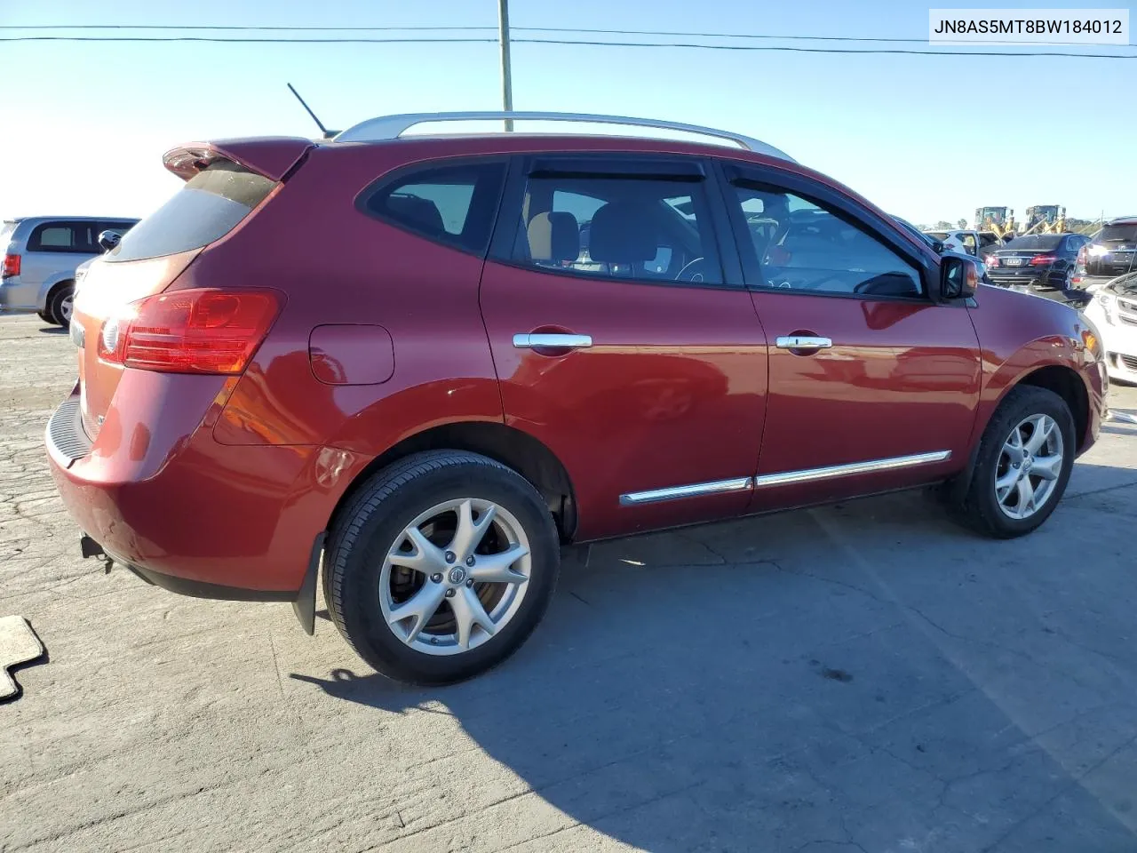 2011 Nissan Rogue S VIN: JN8AS5MT8BW184012 Lot: 75511224