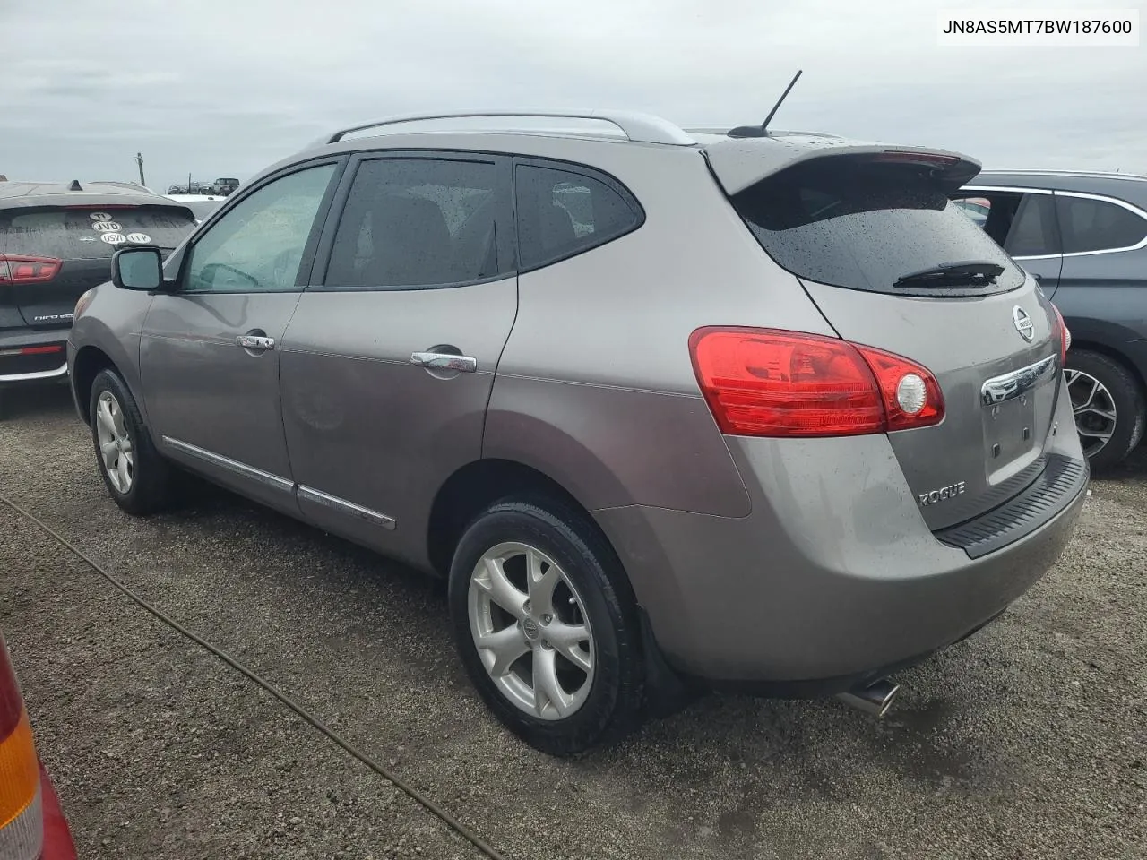 2011 Nissan Rogue S VIN: JN8AS5MT7BW187600 Lot: 75816084