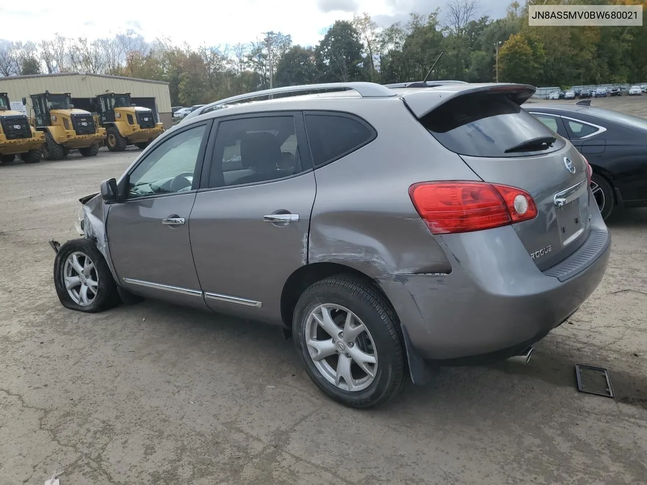 2011 Nissan Rogue S VIN: JN8AS5MV0BW680021 Lot: 75860814