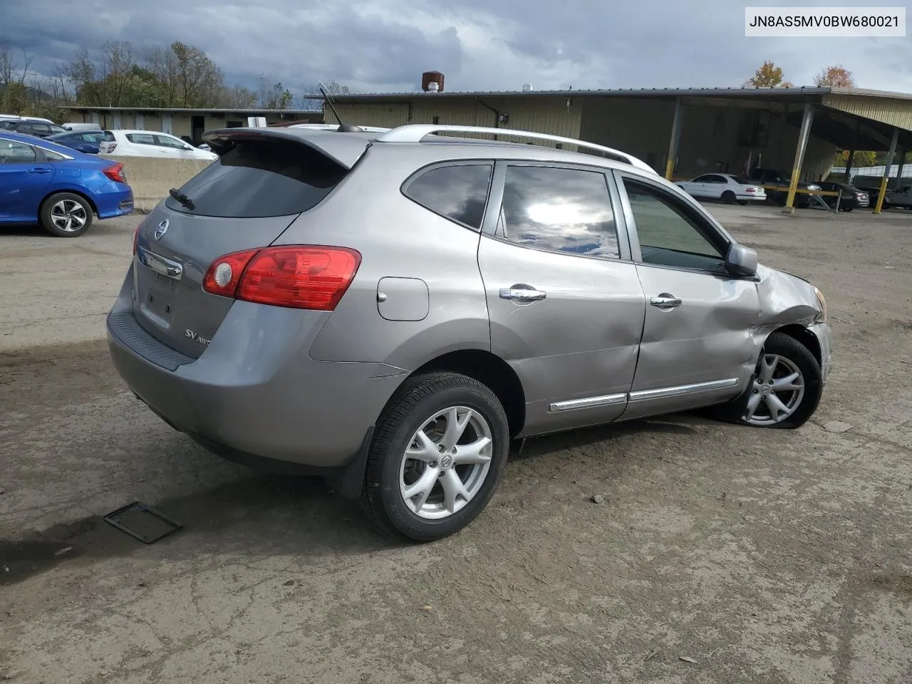 2011 Nissan Rogue S VIN: JN8AS5MV0BW680021 Lot: 75860814