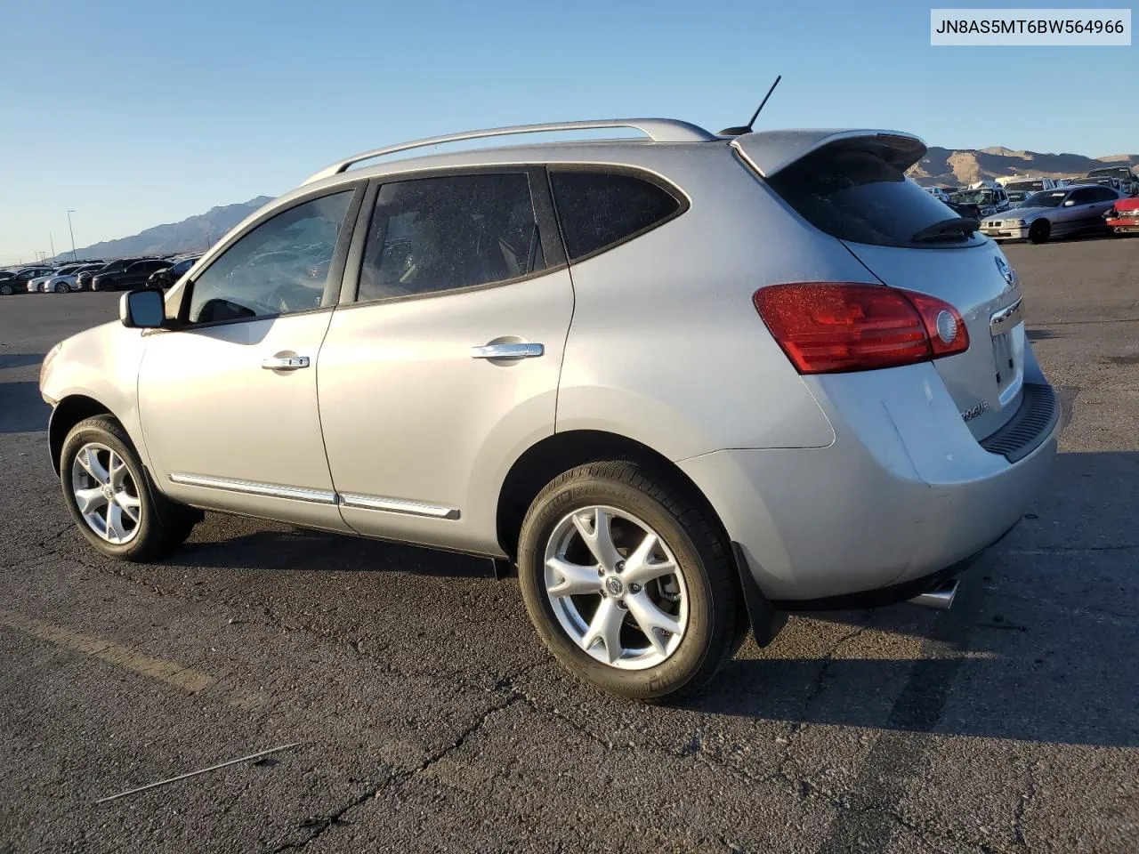 2011 Nissan Rogue S VIN: JN8AS5MT6BW564966 Lot: 76090524