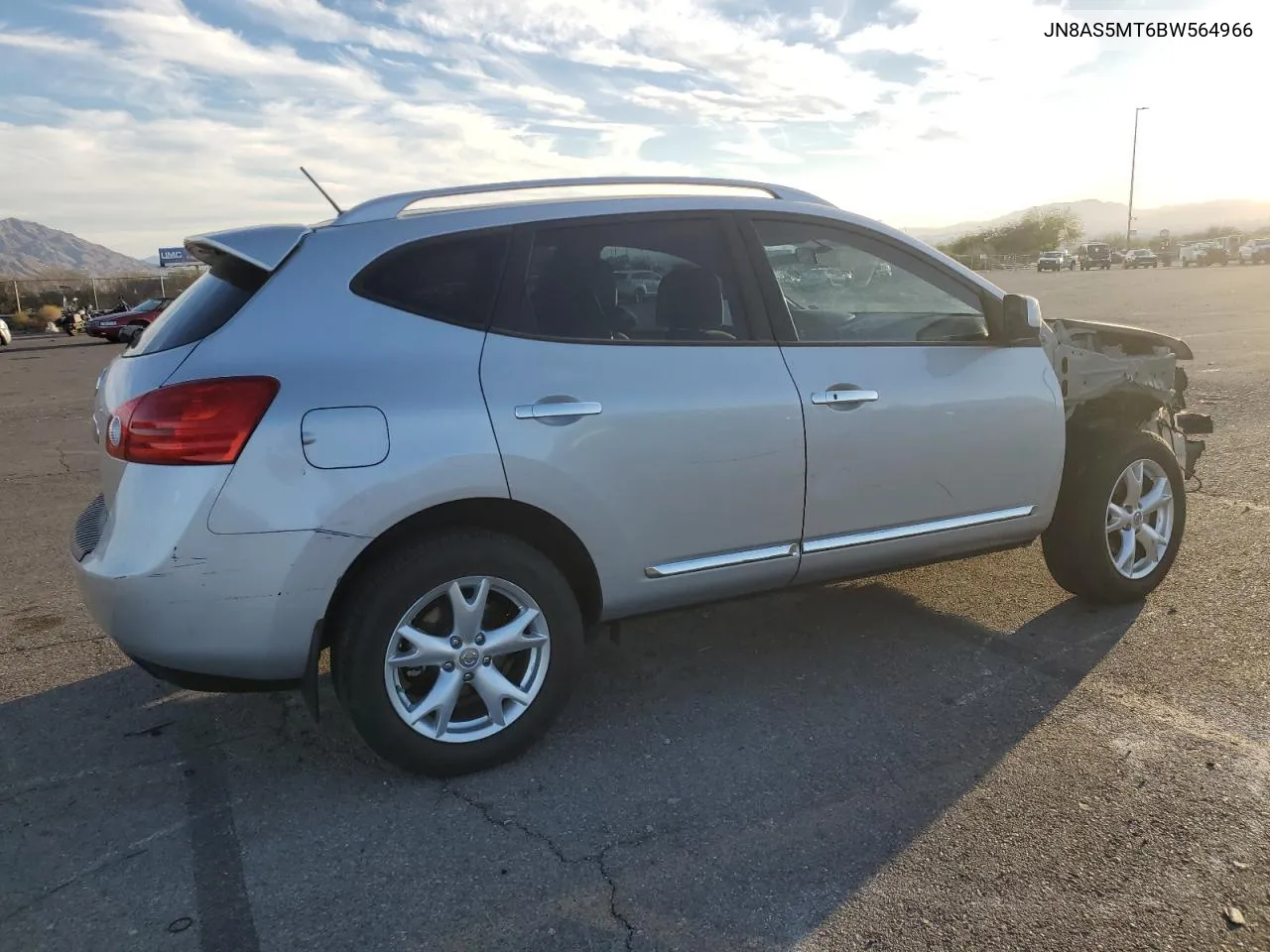 2011 Nissan Rogue S VIN: JN8AS5MT6BW564966 Lot: 76090524