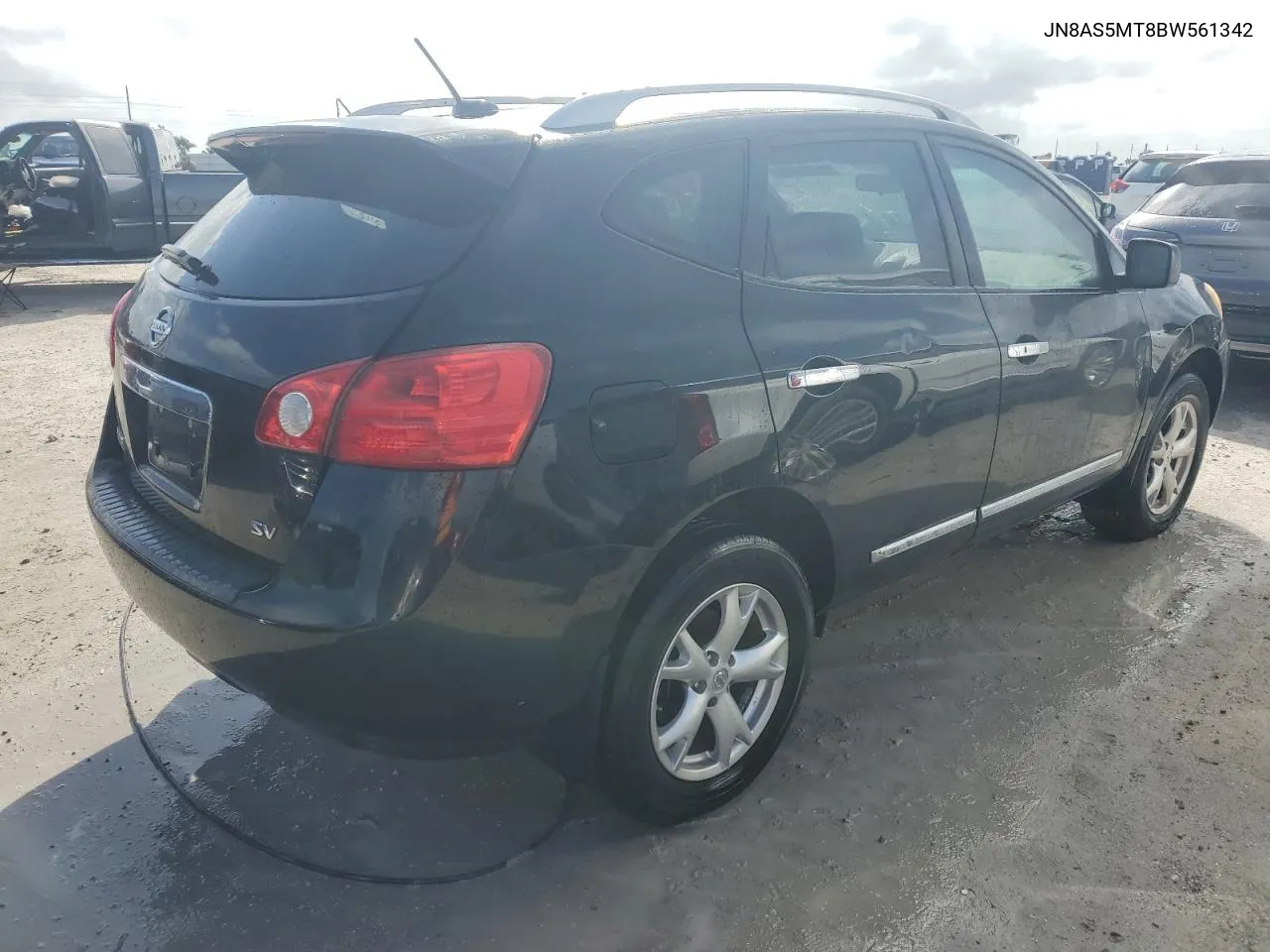 2011 Nissan Rogue S VIN: JN8AS5MT8BW561342 Lot: 76160414