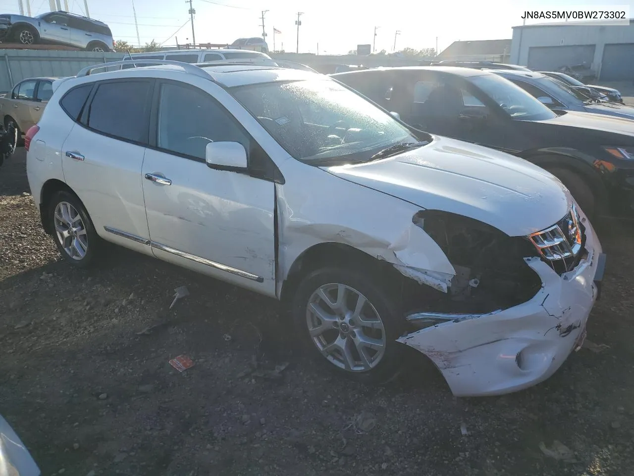 2011 Nissan Rogue S VIN: JN8AS5MV0BW273302 Lot: 76502174