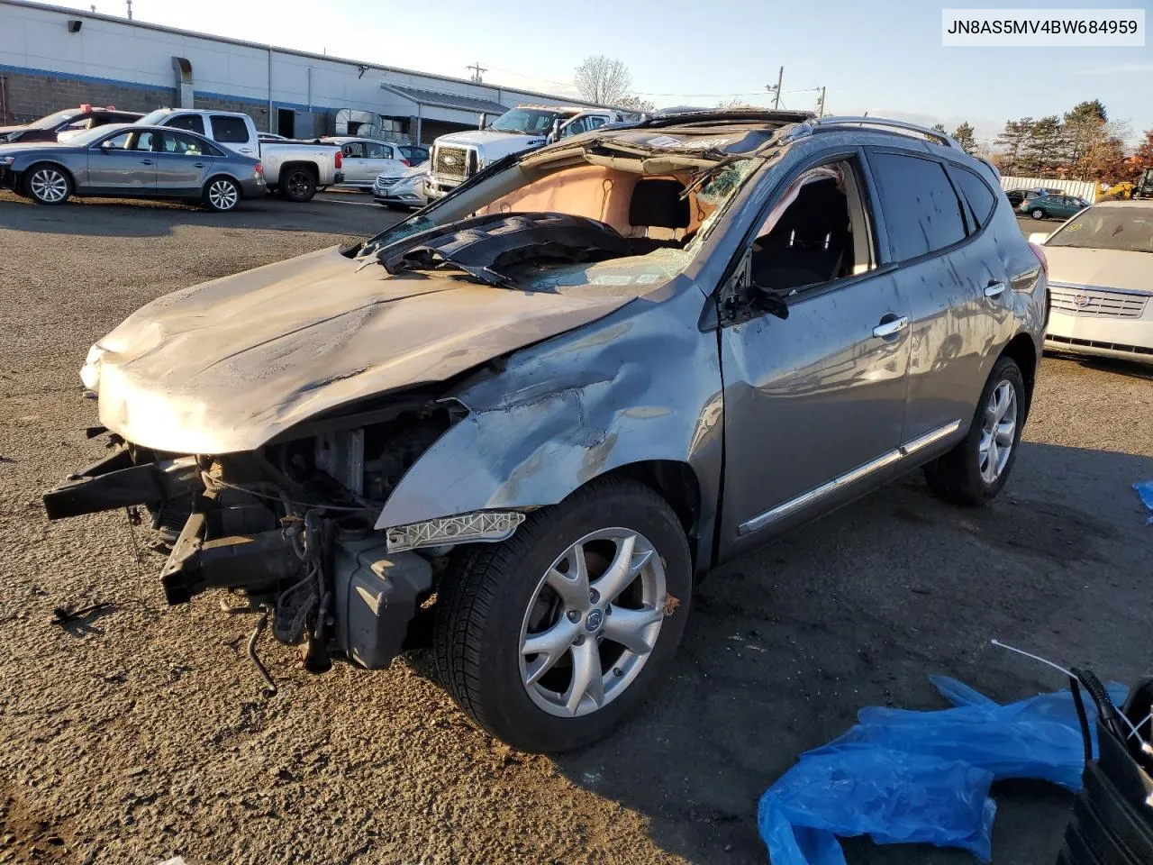 2011 Nissan Rogue S VIN: JN8AS5MV4BW684959 Lot: 77542724