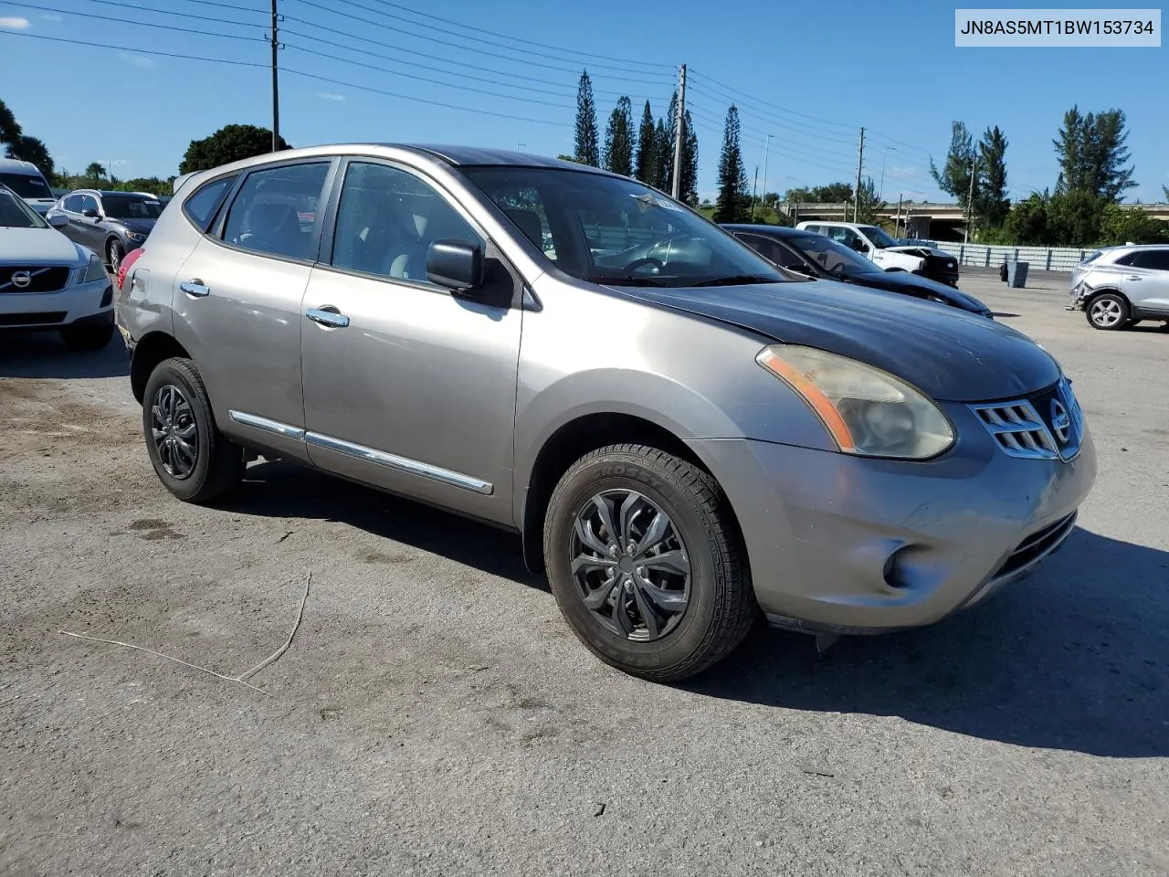 2011 Nissan Rogue S VIN: JN8AS5MT1BW153734 Lot: 77592224