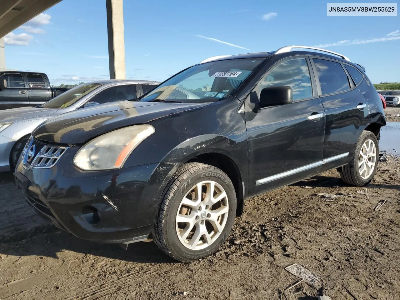 2011 Nissan Rogue S VIN: JN8AS5MV8BW255629 Lot: 77657164