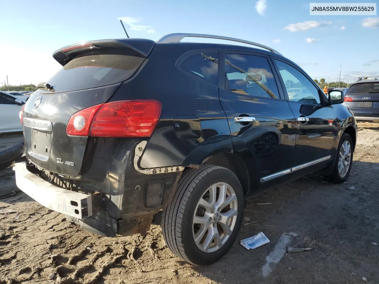 2011 Nissan Rogue S VIN: JN8AS5MV8BW255629 Lot: 77657164