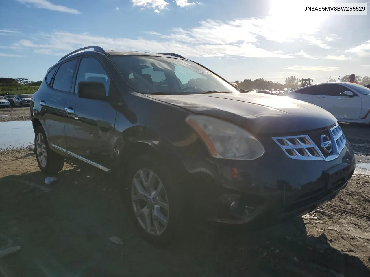 2011 Nissan Rogue S VIN: JN8AS5MV8BW255629 Lot: 77657164