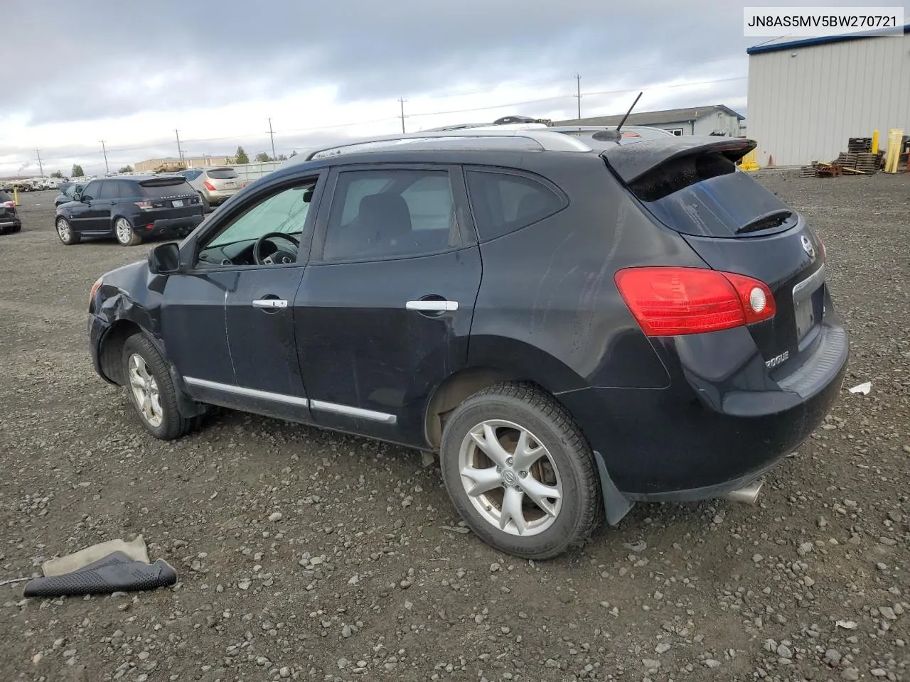 2011 Nissan Rogue S VIN: JN8AS5MV5BW270721 Lot: 77900914