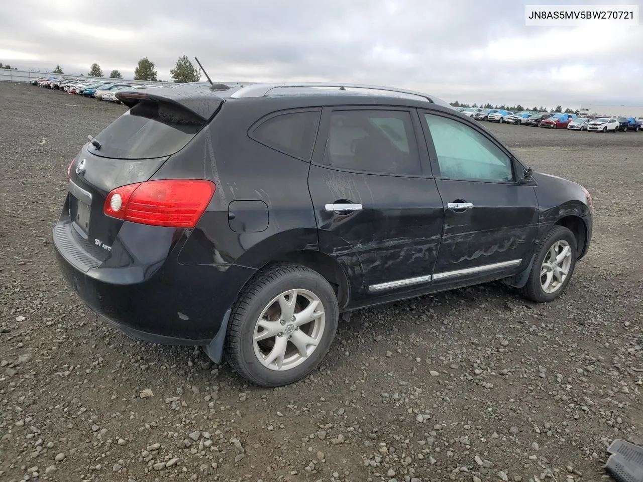 2011 Nissan Rogue S VIN: JN8AS5MV5BW270721 Lot: 77900914