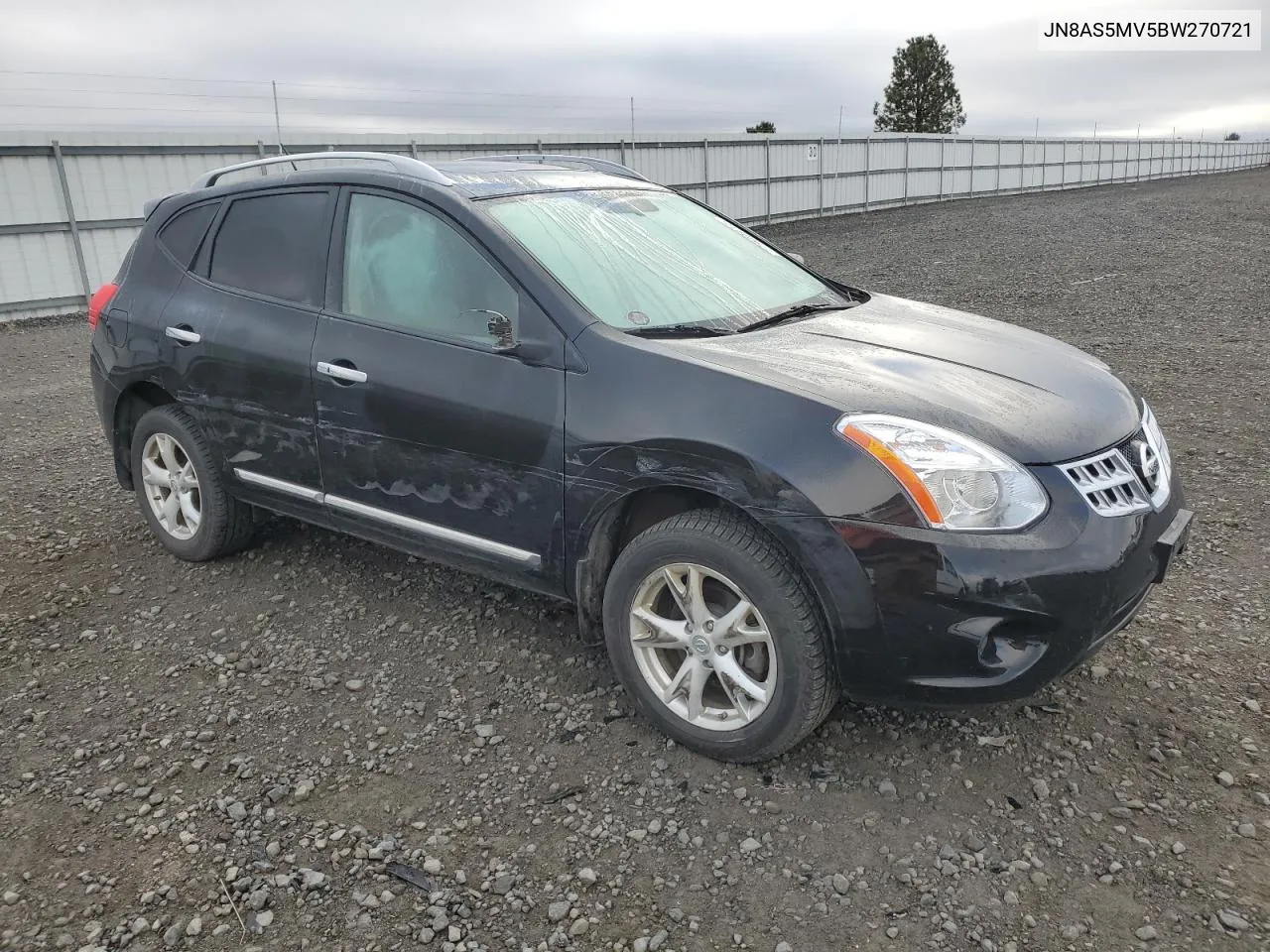 2011 Nissan Rogue S VIN: JN8AS5MV5BW270721 Lot: 77900914