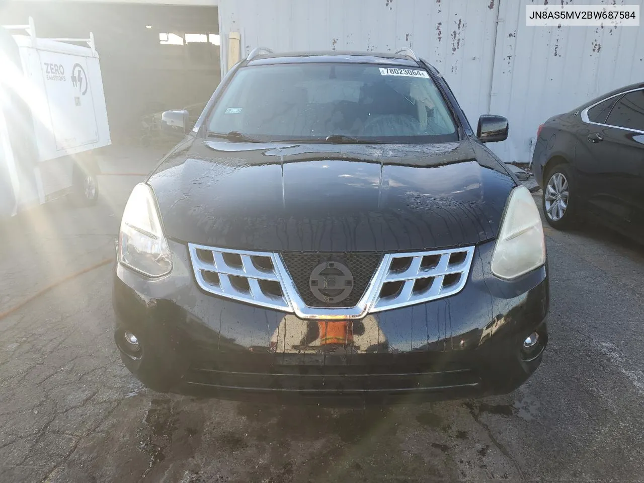 2011 Nissan Rogue S VIN: JN8AS5MV2BW687584 Lot: 78023064