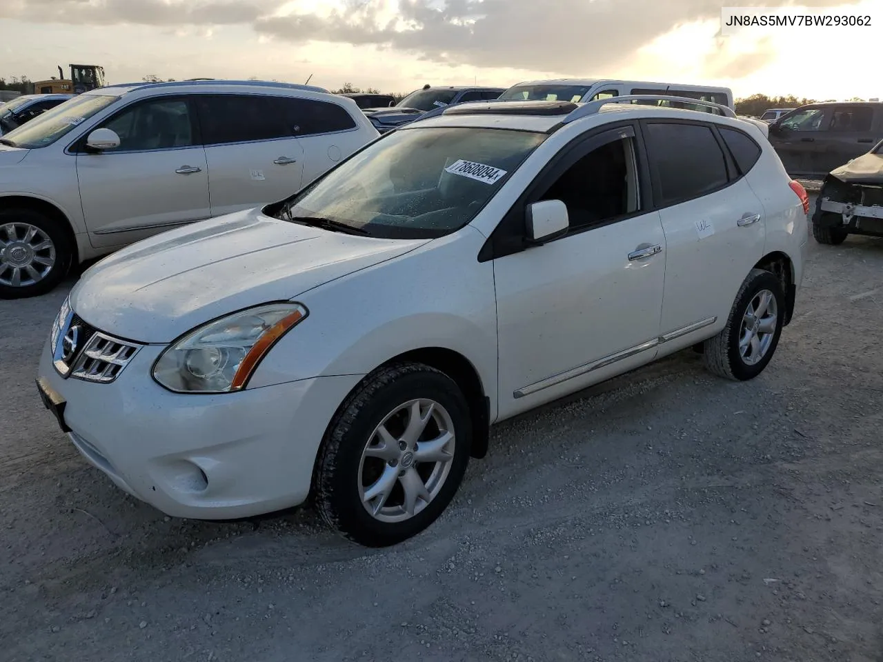 2011 Nissan Rogue S VIN: JN8AS5MV7BW293062 Lot: 78608094