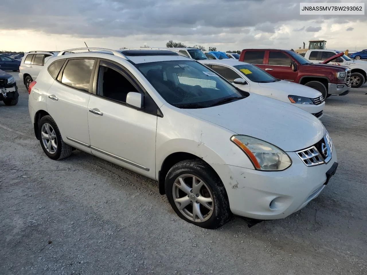 2011 Nissan Rogue S VIN: JN8AS5MV7BW293062 Lot: 78608094