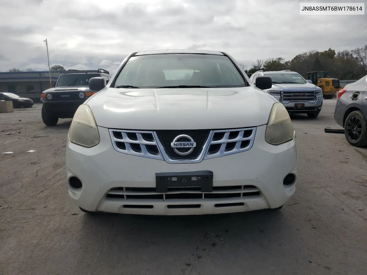 2011 Nissan Rogue S VIN: JN8AS5MT6BW178614 Lot: 78753894