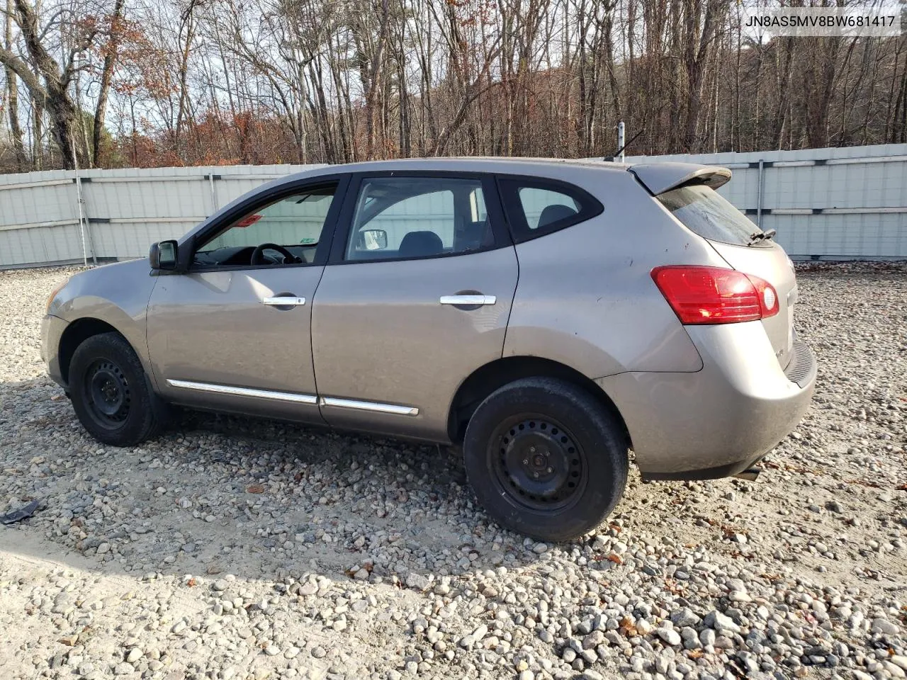 2011 Nissan Rogue S VIN: JN8AS5MV8BW681417 Lot: 78781204