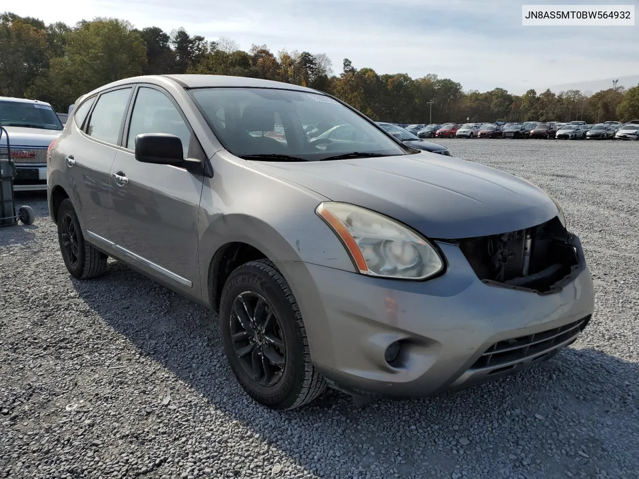 2011 Nissan Rogue S VIN: JN8AS5MT0BW564932 Lot: 79355174