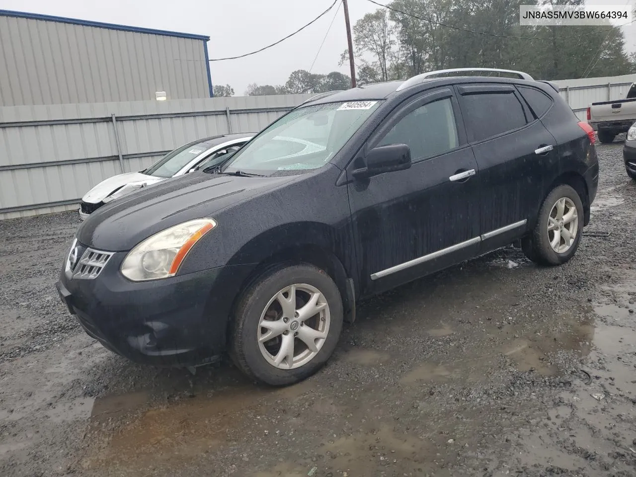 2011 Nissan Rogue S VIN: JN8AS5MV3BW664394 Lot: 79405954