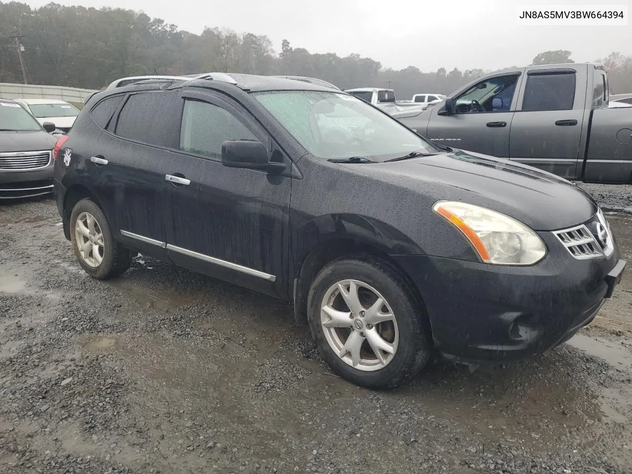 2011 Nissan Rogue S VIN: JN8AS5MV3BW664394 Lot: 79405954