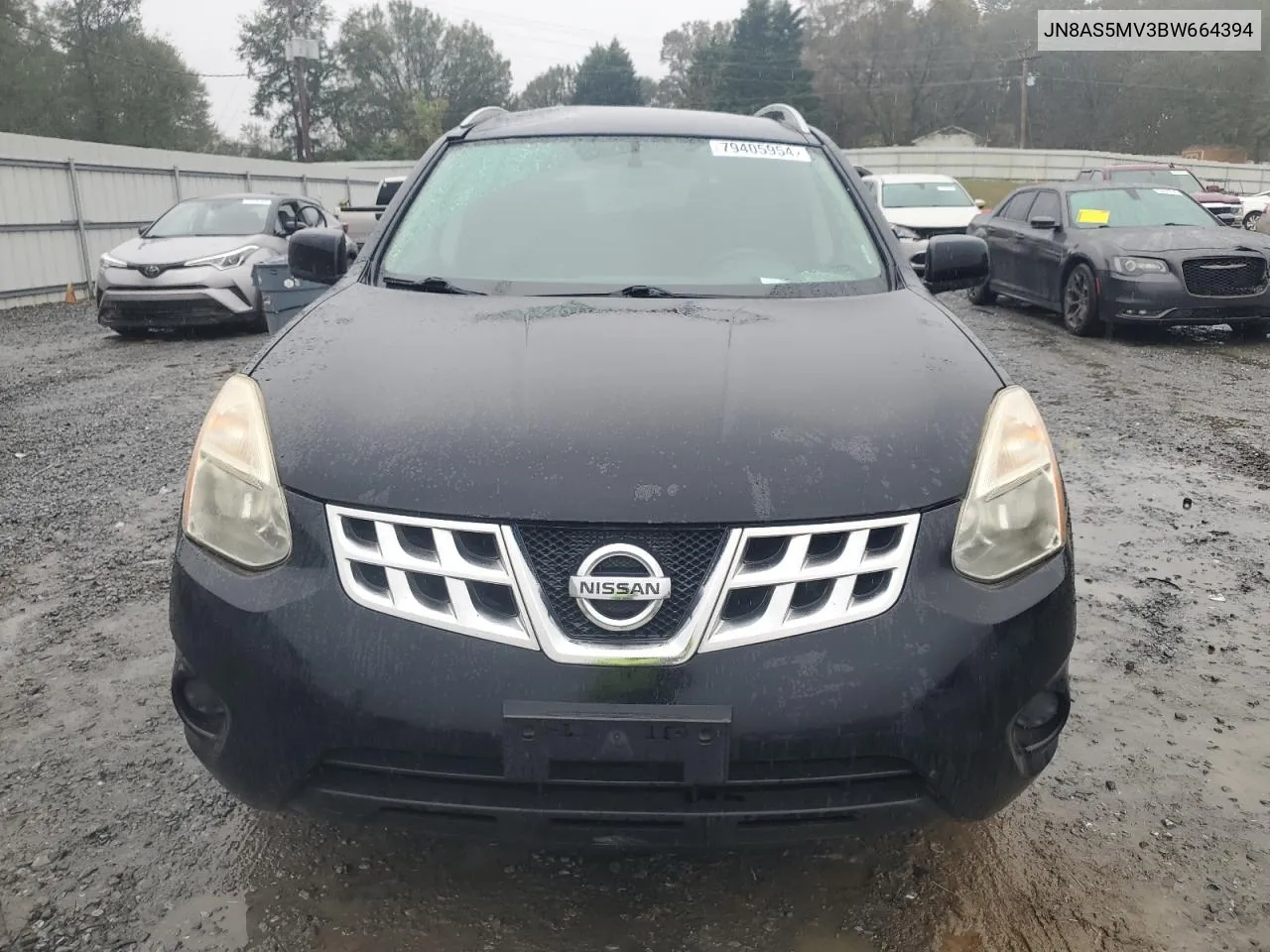 2011 Nissan Rogue S VIN: JN8AS5MV3BW664394 Lot: 79405954