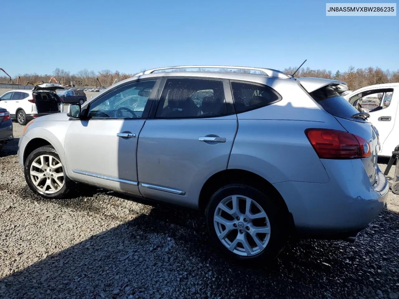 2011 Nissan Rogue S VIN: JN8AS5MVXBW286235 Lot: 79504614