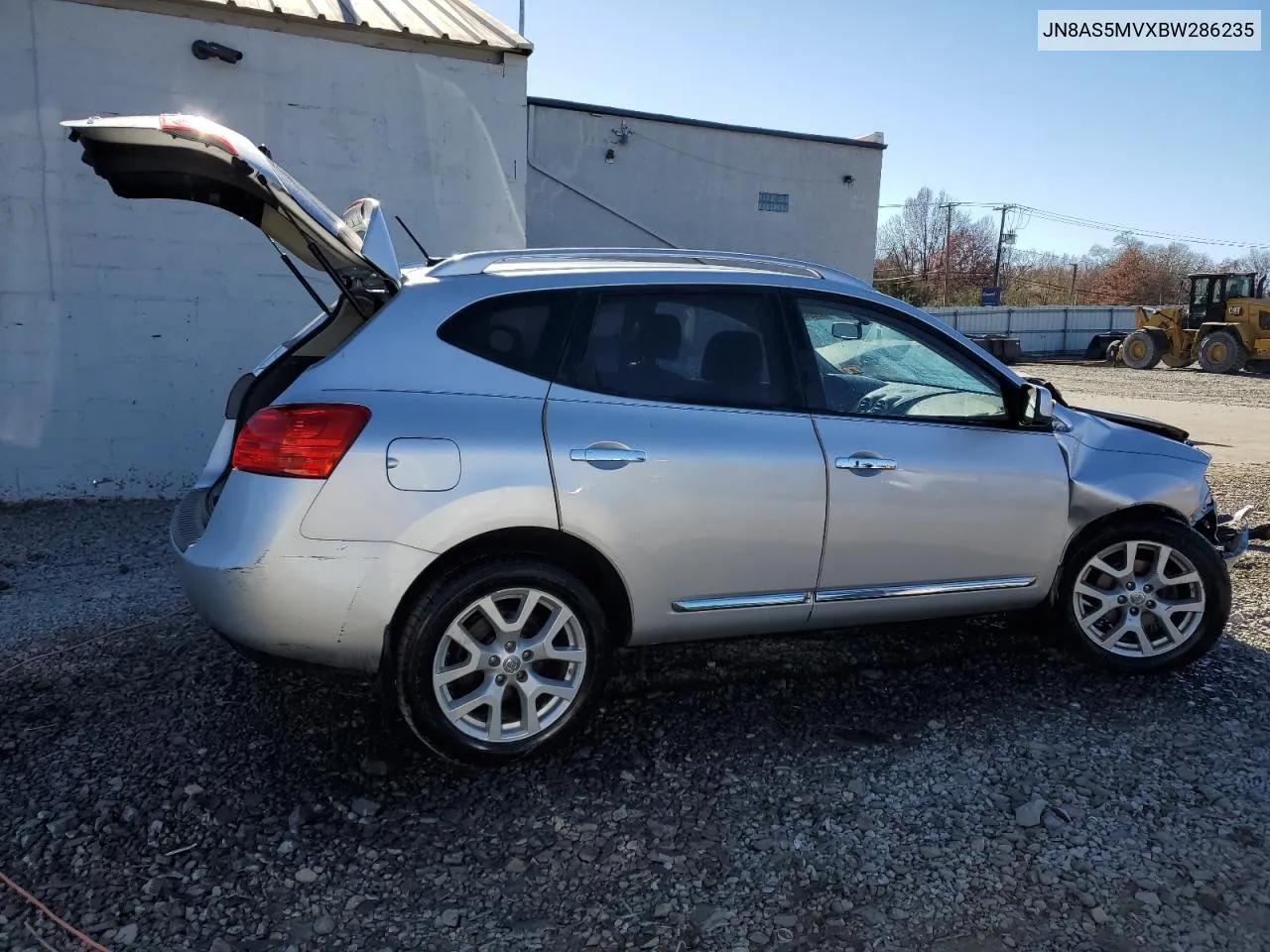 2011 Nissan Rogue S VIN: JN8AS5MVXBW286235 Lot: 79504614