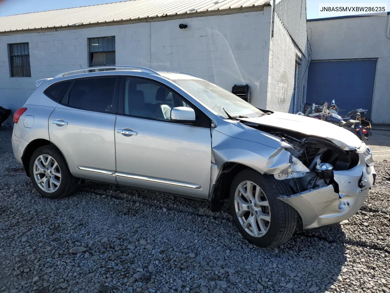 2011 Nissan Rogue S VIN: JN8AS5MVXBW286235 Lot: 79504614