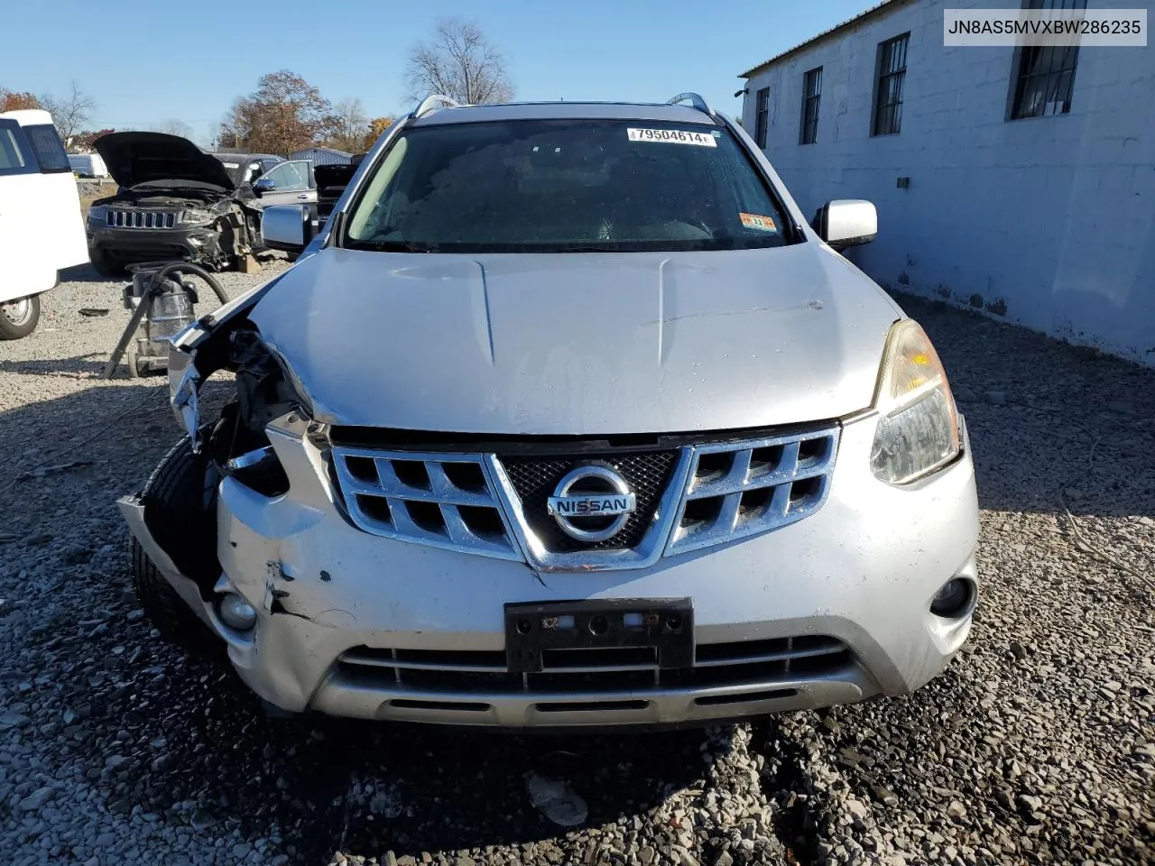 2011 Nissan Rogue S VIN: JN8AS5MVXBW286235 Lot: 79504614