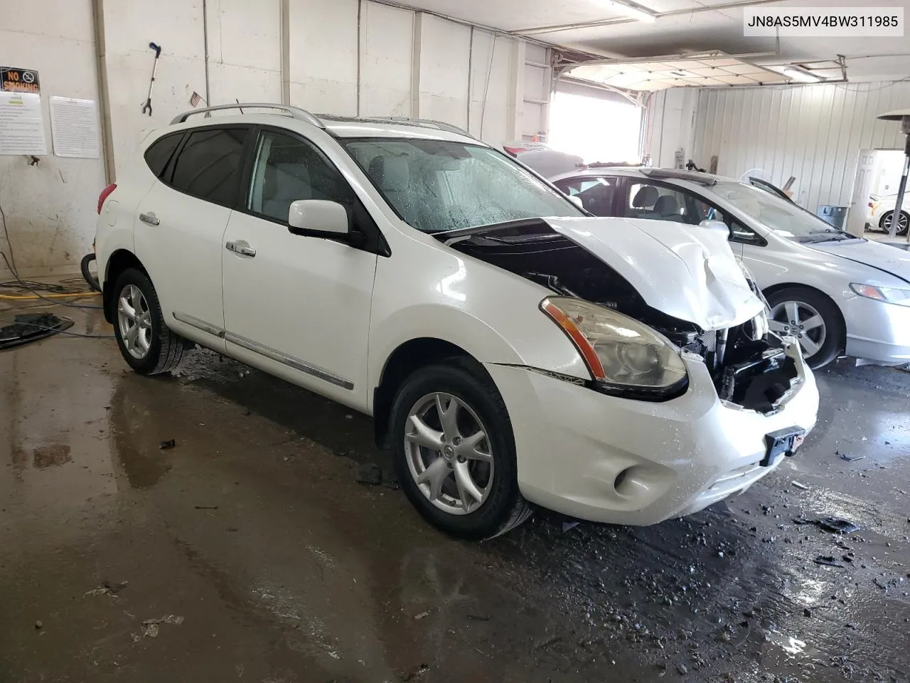 2011 Nissan Rogue S VIN: JN8AS5MV4BW311985 Lot: 79854024