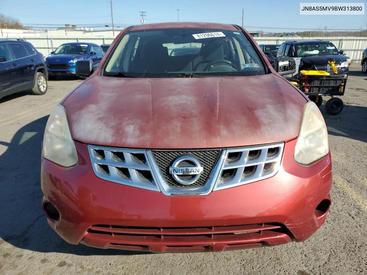 2011 Nissan Rogue S VIN: JN8AS5MV9BW313800 Lot: 81296614